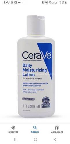 Cerave daily moisturizing lotion