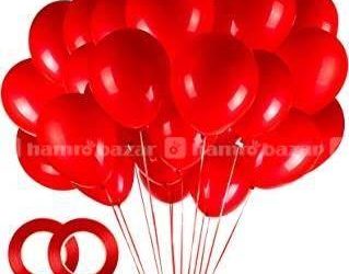 Red Balloon 100 pcs 12 inch thik