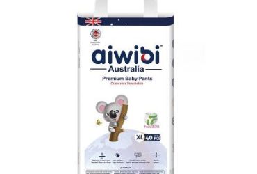 Aiwibi Disposable Breathable Baby Diapers With Elastic Waistband – XL40