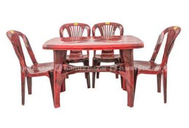 Plastic Dining Table Set Dolphin