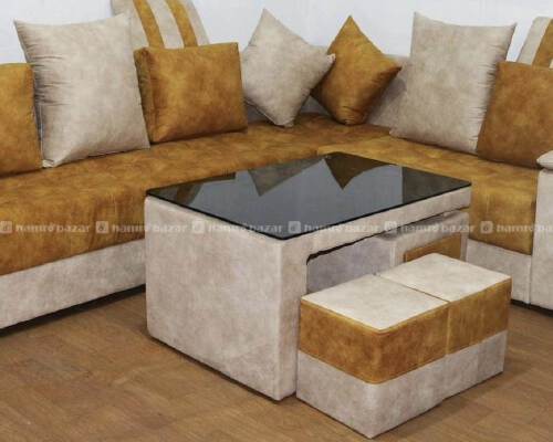 Sofa set with tea table
