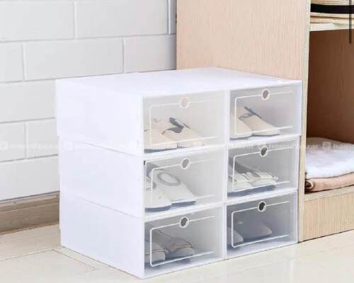 6Pcs Set Foldable Shoe Box