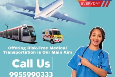 Get Panchmukhi Air Ambulance Services in Patna with a Critical Care Unit